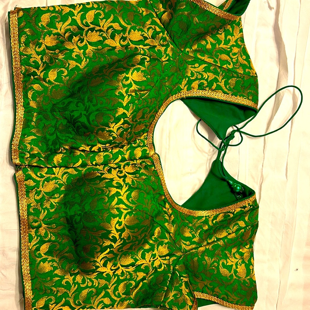 Indian silk saree blouse NEW